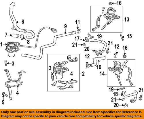 Toyota oem 1737750010 emission-pipe gasket