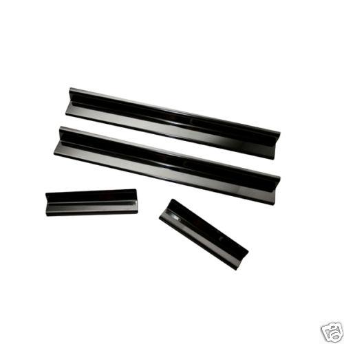  jk wrangler 07-09 entry guard 4 pieces black 4-door