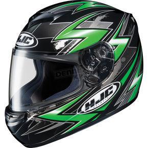 Hjc cs-r2 black/green/silver thunder helmet size xxlarge