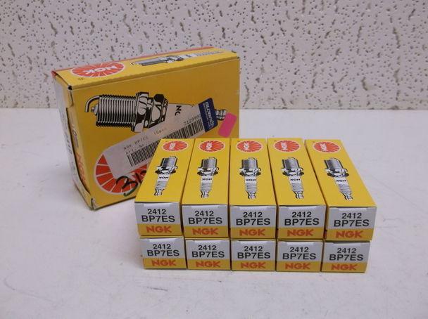 10 ngk #bp7es spark plugs for yamaha xs400, sr500, xj650, xs650 & xs850 models