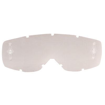 Scott hustle/tyrant series works single goggle replacement lens,silver chrome