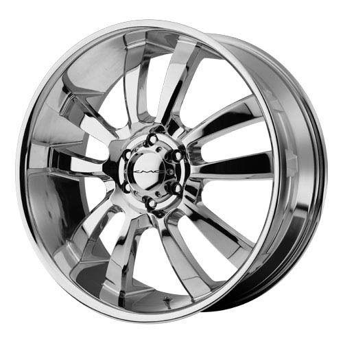 Kmc skitch 22 x 9, 5 x 150 35 offset chrome (1) wheel/rim