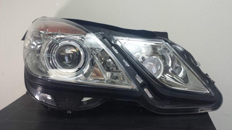 Oem mercedes 10-12 w212 e350 e550 right passenger bi xenon headlight 2128202259