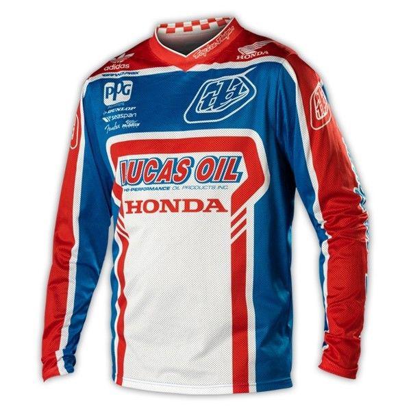 New troy lee designs tld team blue/red gp air jersey. mens x-large / xl