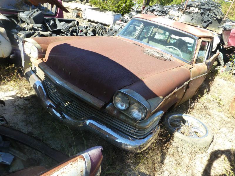 1958 packard studebaker lh or rh headlight bezel & housing only