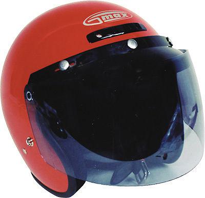 New gmax gm2/x 3 snap flip-up adult helmet shield/visor, smoke