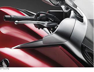 Vfr1200f handlebar wind deflectors hand guards set 10 12 13 2010-2013