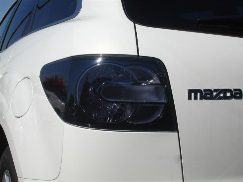 Mazda cx7 smoke colored tail light film  overlays 2007-2009