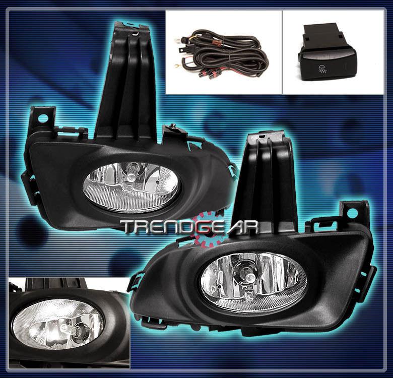 04 05 06 mazda 3 mazda3 i sedan 4dr jdm bumper clear fog lights lamps+oem switch