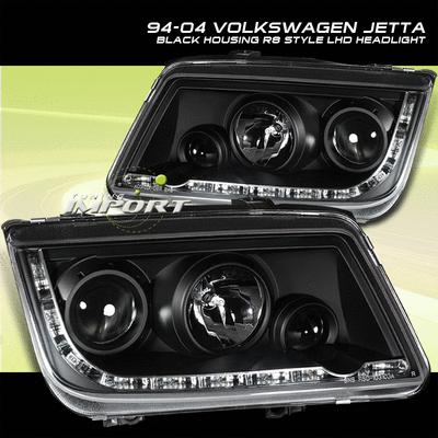 99-05 00 01 03 04 vw jetta mk4 led projector headlights lamps euro hi power