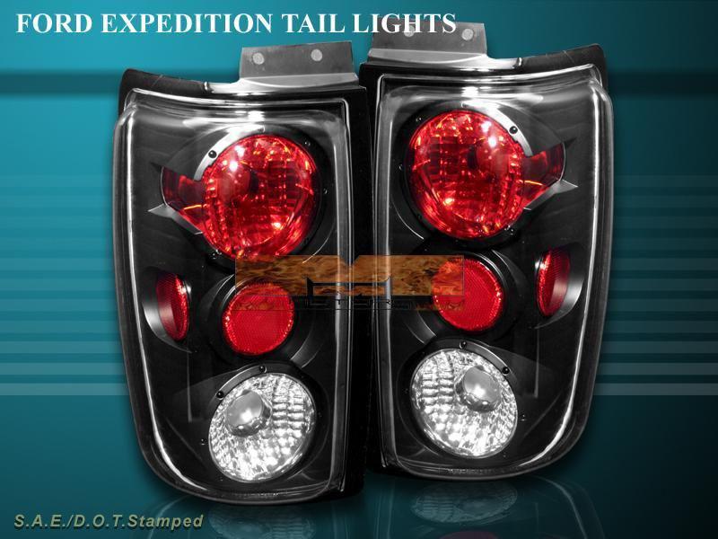 97-02 ford expedition altezza tail lights black 1998 1999 2000 2001