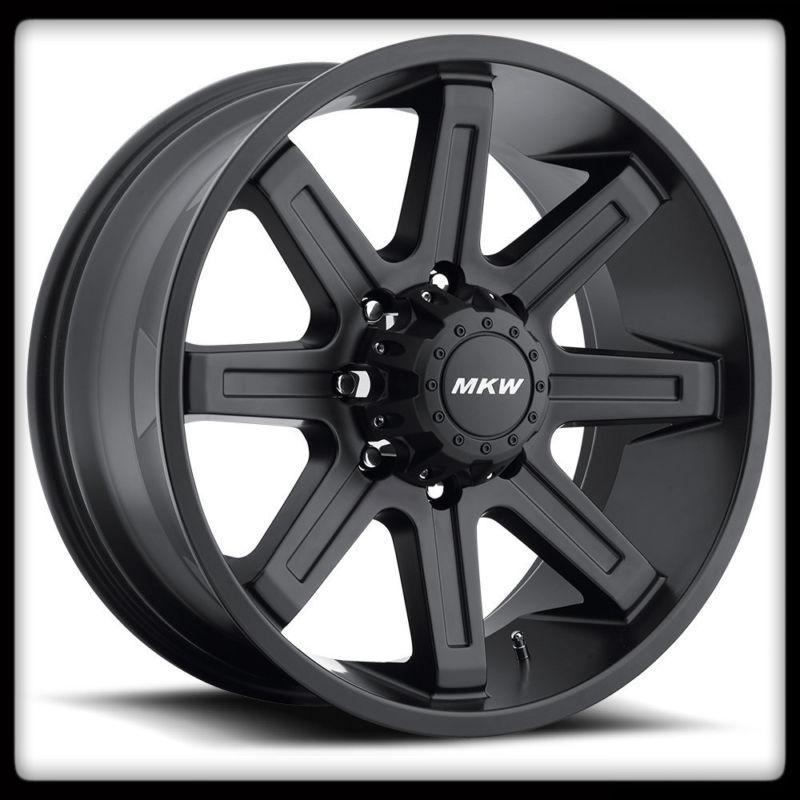 17" mkw off-road m88 black rims & nitto lt295-70-17 trail grappler wheels tires