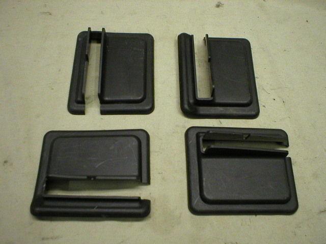 Mustang seat bolt covers floor mount carpet trim set (4) 99 00 01 02 03 04   bot