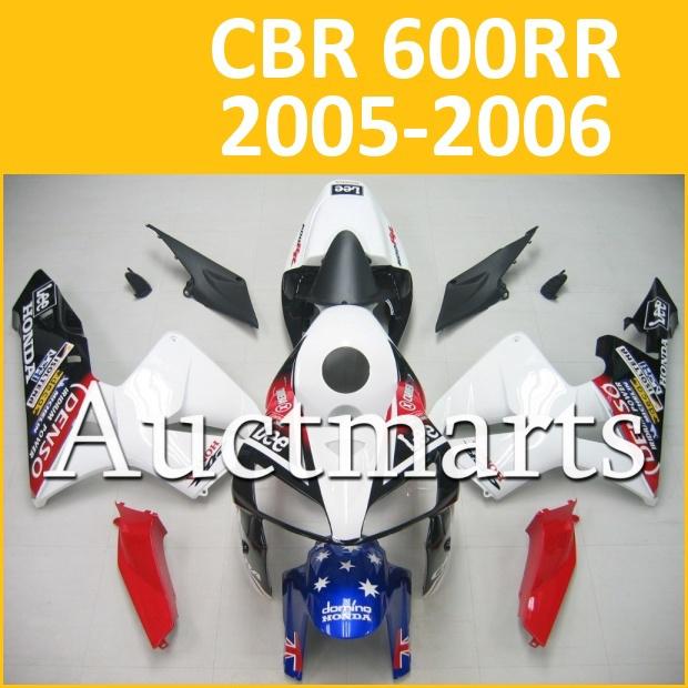 Fit honda 05 06 cbr600rr cbr 600 rr 2005 2006 fairing kit abs plastics b13 b7