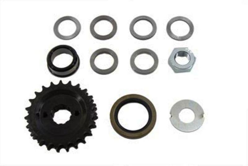 Solid engine sprocket conversion kit 23 tooth for hd bt fl & fx models 1970-1984