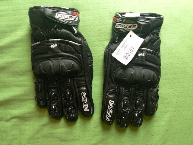 Sedici diavolo leather motorcycle gloves size xl new with tags never worn!