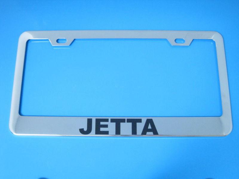 Volkswagen jetta superior chrome license frame + screw caps