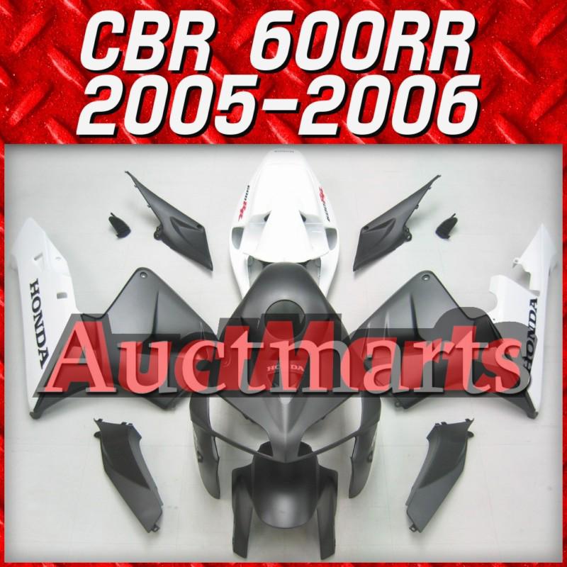 Fit honda 05 06 cbr600rr cbr 600 rr 2005 2006 fairing kit abs plastics c10 b49