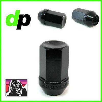 Gorilla anodized black aluminum racing wheel/lug nuts, closed acorn, qty 1