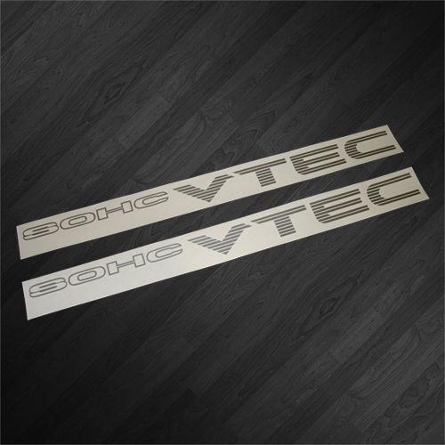 (2) sohc vtec decals. jdm em1 civic sir ex dx b16a ek4 sir 92 crx ferio stickers