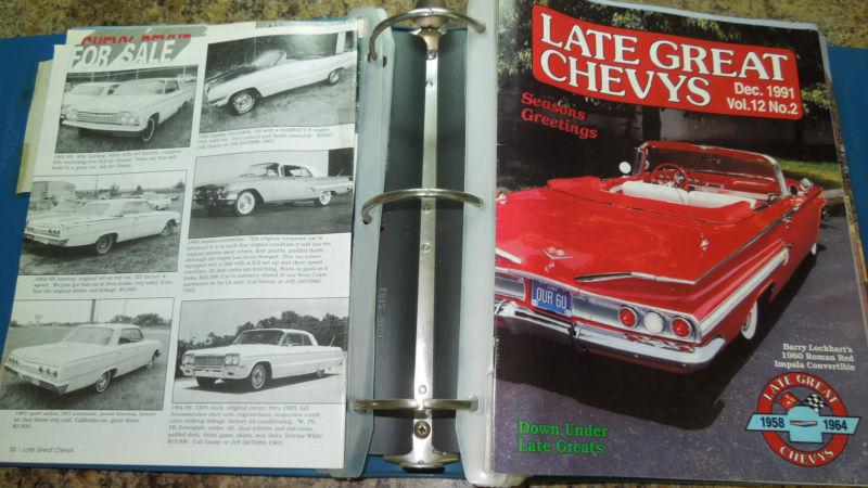 Late great chevy magazine lot of 39 issues late great chevys