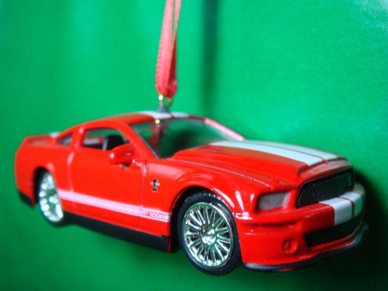 2007 07 08 ford shelby gt500kr red christmas tree ornament