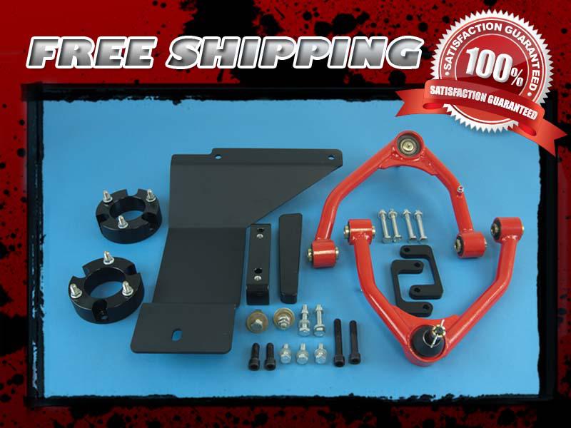 Nylon coil control arm lift kit front 3.5" differential drop skidplate 4x4 4wd