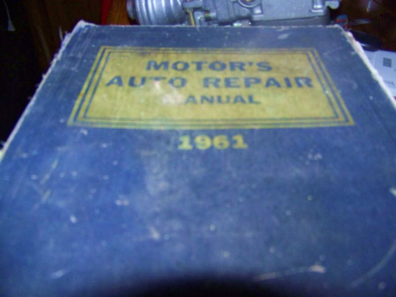 1961  motor's auto repair  manual 
