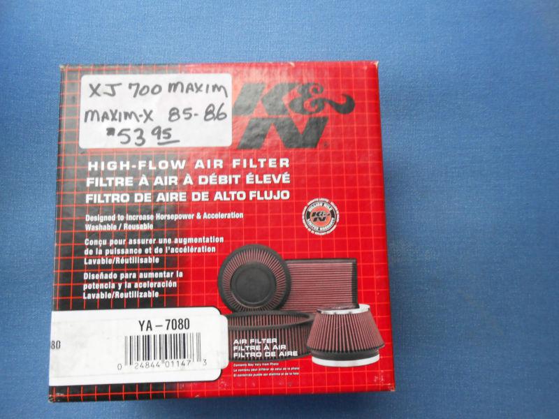 K& n high flow air filter / yamaha xj 700 maxim