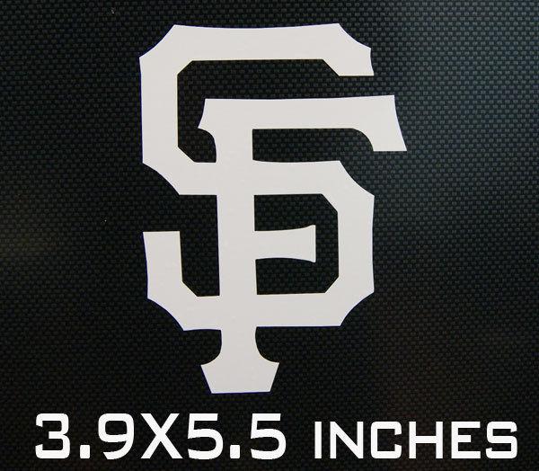 Sf san francisco giants car laptop window decal sticker