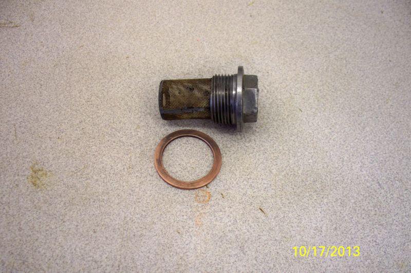 Triumph oil sump drain plug engine filter 650 750 1964-1979