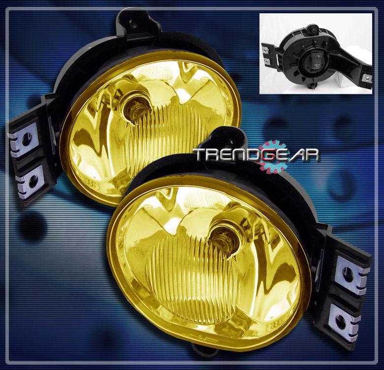 02-09 dodge ram pickup truck/04-06 durango bumper driving yellow fog lights lamp