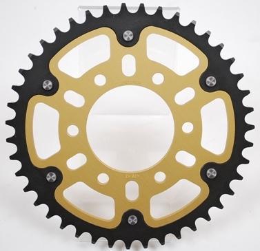 Kawasaki z750 z750s z750r supersprox tri-metal rear sprocket