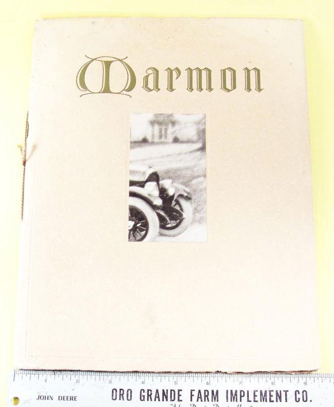 1923 marmon factory sales catalog 24 pages, large format, scarce