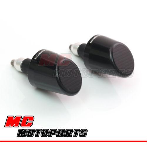 Black slope cut racing bar ends ducati monster 620 mts 2003 2004 2005 2006