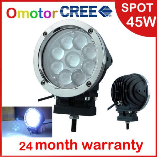 45w cree spot beam 3825lm led work light offroad car jeep 4wd truck ute atv 4x4