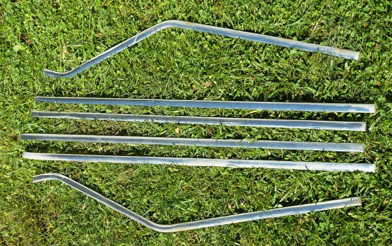 Nash metropolitan side trim grill chrome door amc hudson handel hood