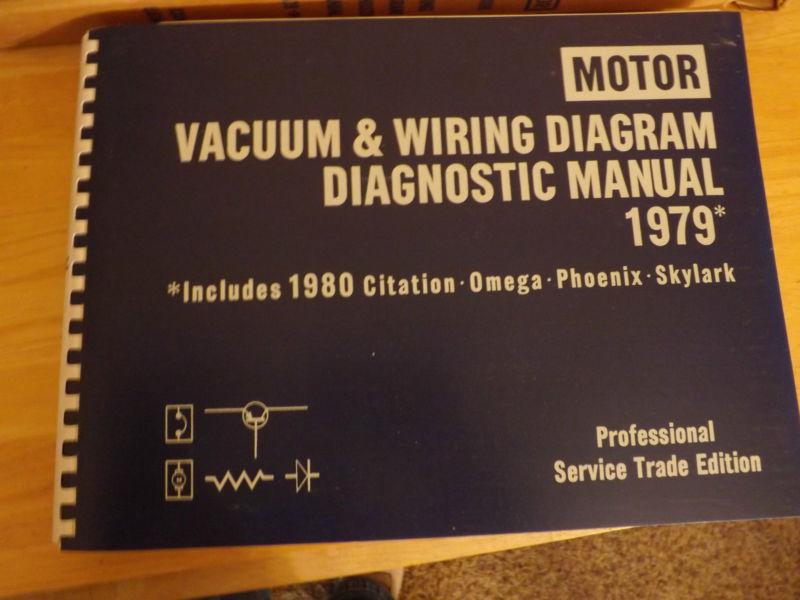 1979 motor vacuum & wiring diagram manual