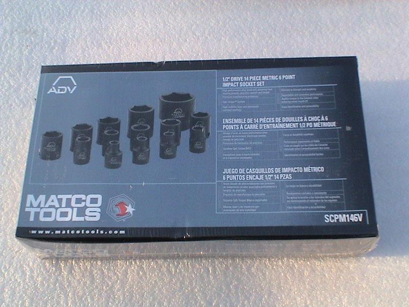 Matco tools  metric 1/2 drive impact socket set