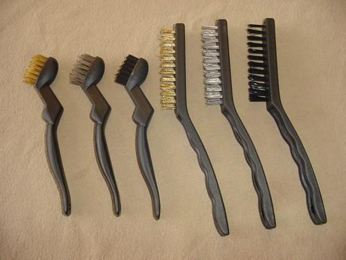 6 piece detail brush set! - hot rod, boat, rv, harley