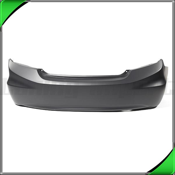 New bumper cover rear primed facial 2012 honda civic hybrid ho1100272 sedan 1.8l