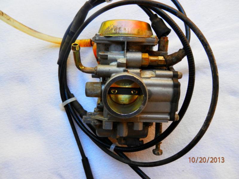 Polaris 425 magnum carburetor--carb with throttle cable and choke cable 4 stroke