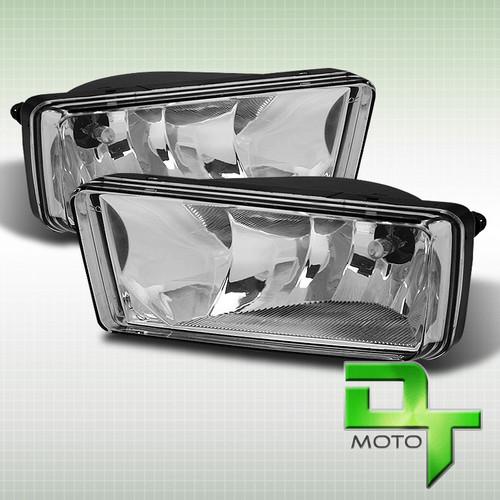 07-13 silverado tahoe suburban avalanche bumper fog lights lamps left+right