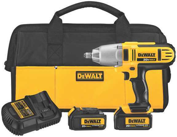Dewalt tools dew dcf889hl2 - impact wrench, 20 volt max lithium ion 1/2"" imp...