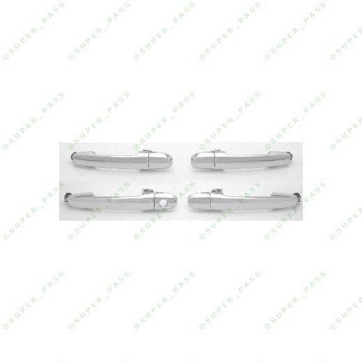 L@@k  ---  4 pc  chrome door handles set --- must see!