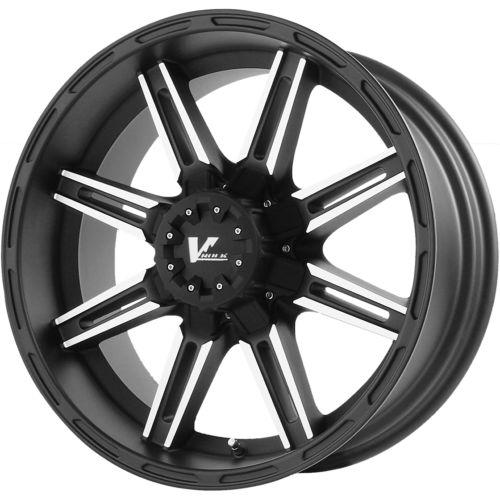 22x10 black v-rock reactor wheels 8x170 -24 lifted ford f-250 f350 excursion