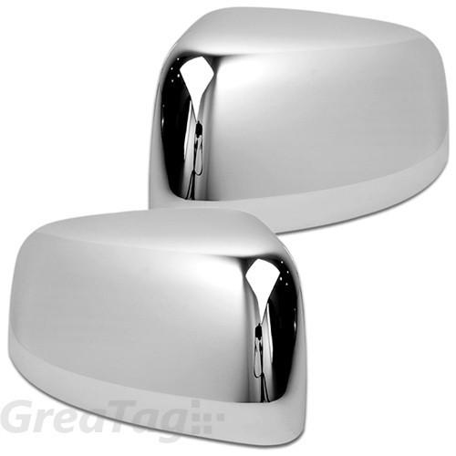 Jeep grand cherokee 11 12 abs triple chrome plated side mirror protect cover lid