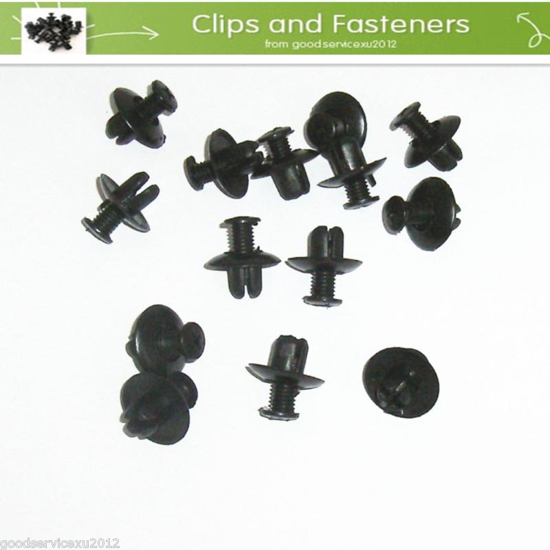 20 pcs mazda 626 front & rear fender push type clip nylon retainer ub39-45-919