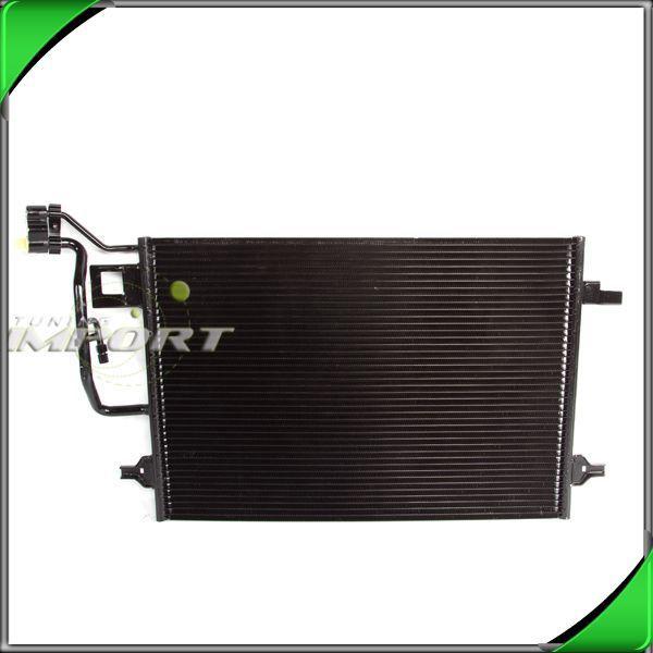 Ac condenser 01-05 vw passat v6 w/block fitting non w8 unit a/c condensor