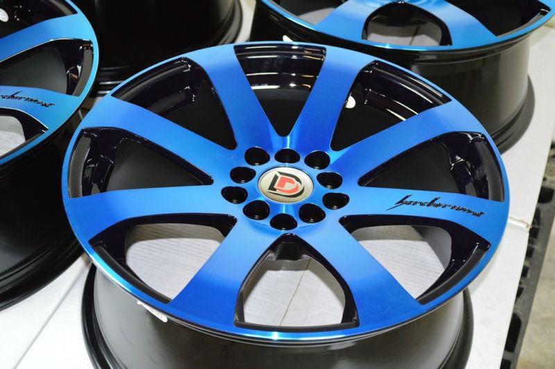 17 blue wheel rim prius matrix optima elantra sonata golf corolla fusion eclipse